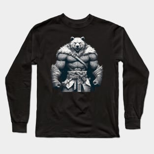 Norse Mythology Viking Warrior Bear Berserker Long Sleeve T-Shirt